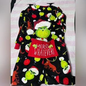 Grinch sleep onesie